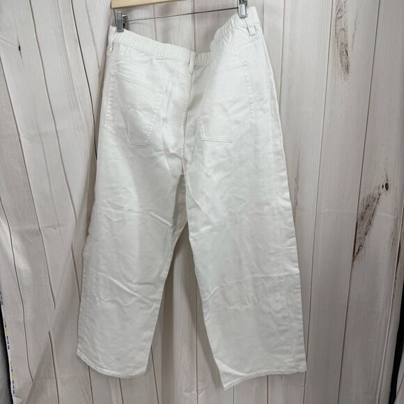 Aeropostale Women’s XXL White Barrel Jeans New - Picture 4 of 6